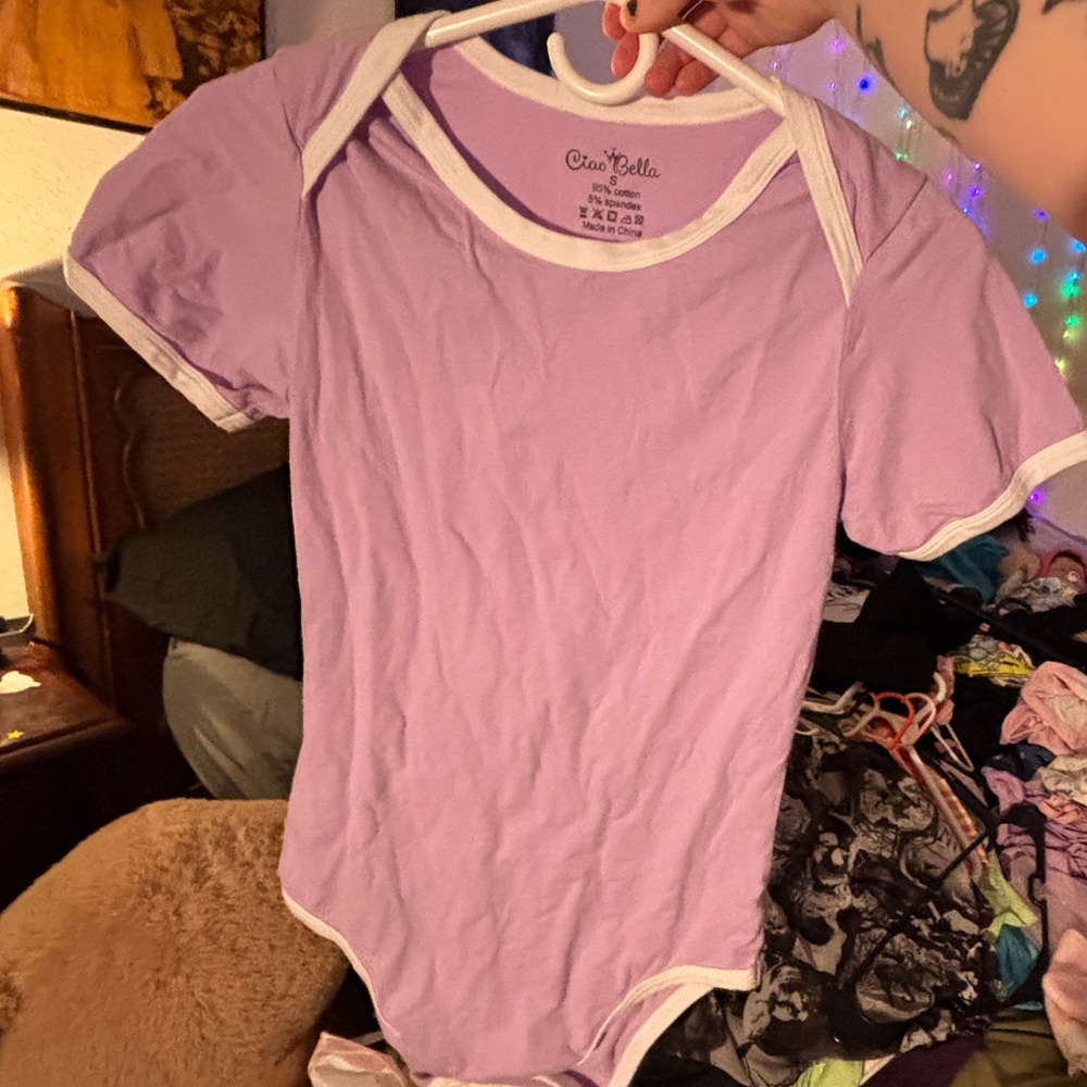 Bambino ABDL Lavender onesie